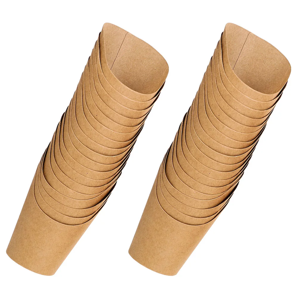 

100 Pcs Party Snack Bucket Bags Cookie Stand Candy Container Holder Containers Candy Container Cup Carton