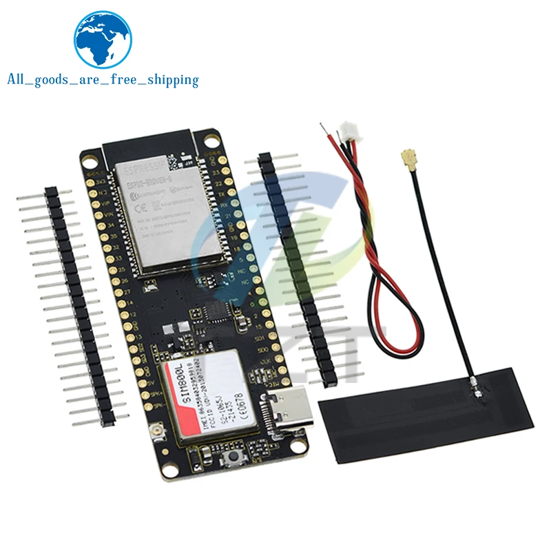 

TTGO T-Call V1.3 ESP32 Wireless Module SIM Antenna SIM Card SIM800L Module And GSM/GPRS Antenna for arduino