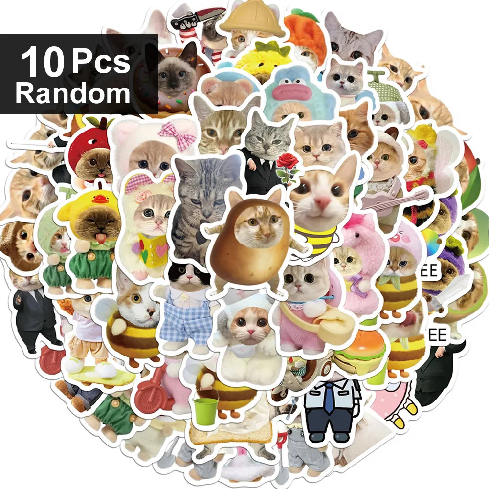 

62 шт. Наклейки с кошками LOLEDE