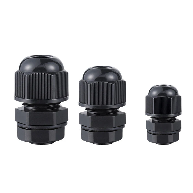 M12 M16 M20 Тип Нейлоновый Кабельный сальник пластиковый уплотнитель фиксирующий