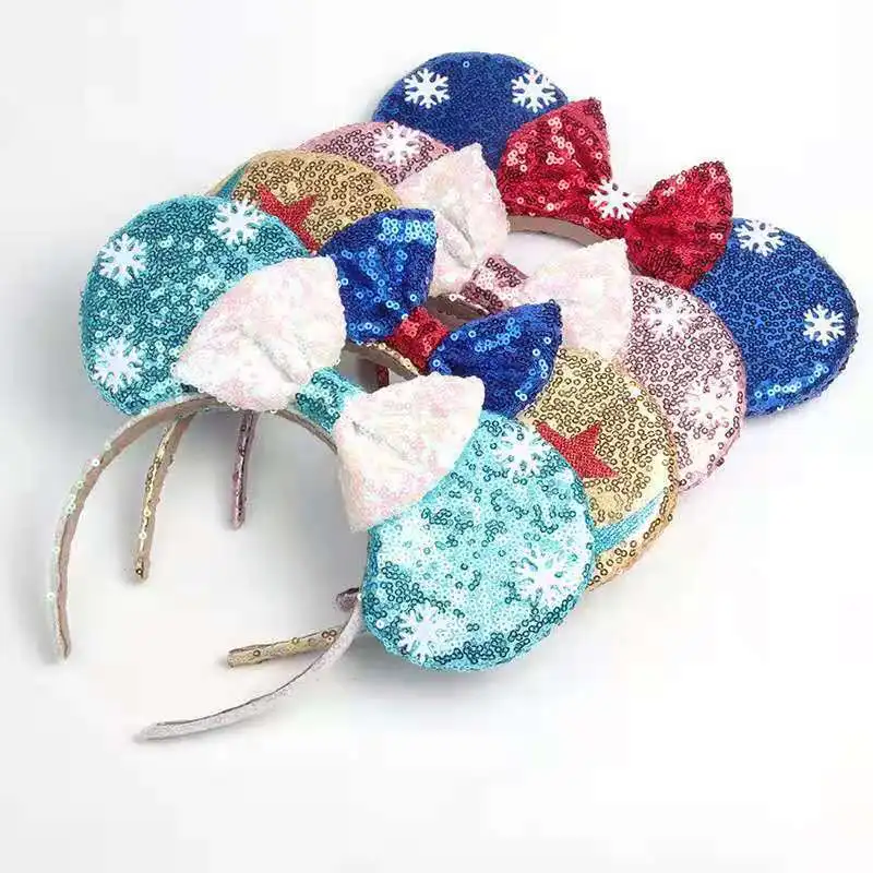 

Disney Encanto Figure Cosplay Headband Stretchy Girls Hair Accessories Anime Figures Hair Band Children Toys Girls Gift