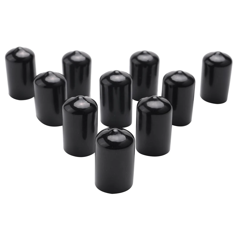 

Rubber End Caps ID PVC Round Tube Bolt Cap Cover Screw Thread Protectors
