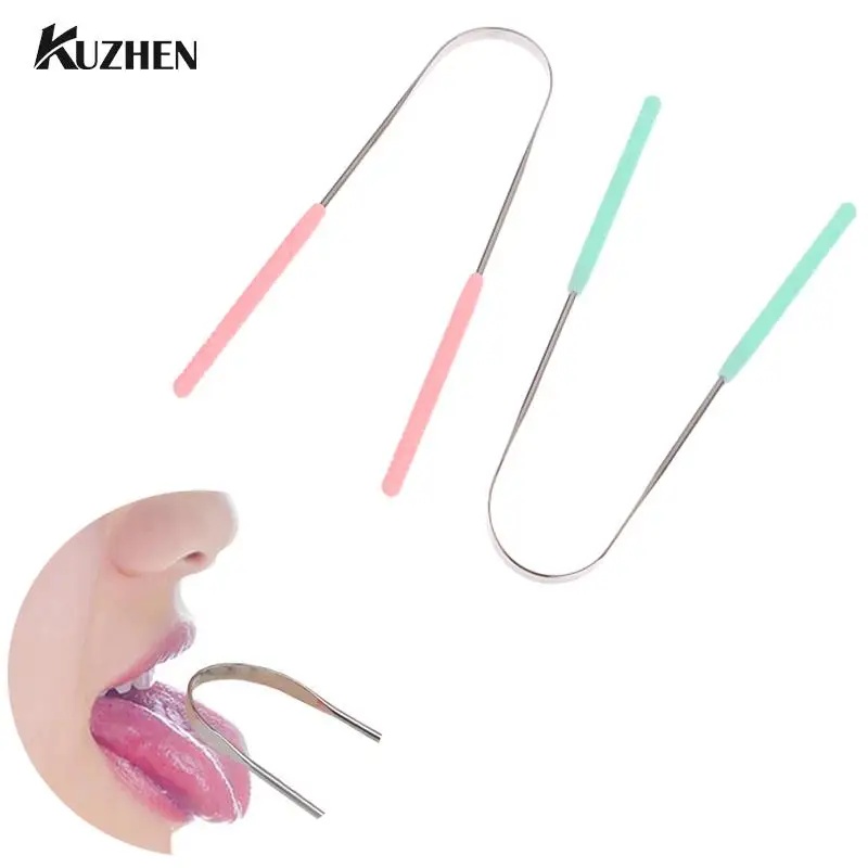 

Скребок для языка из нержавеющей стали, 1 шт.