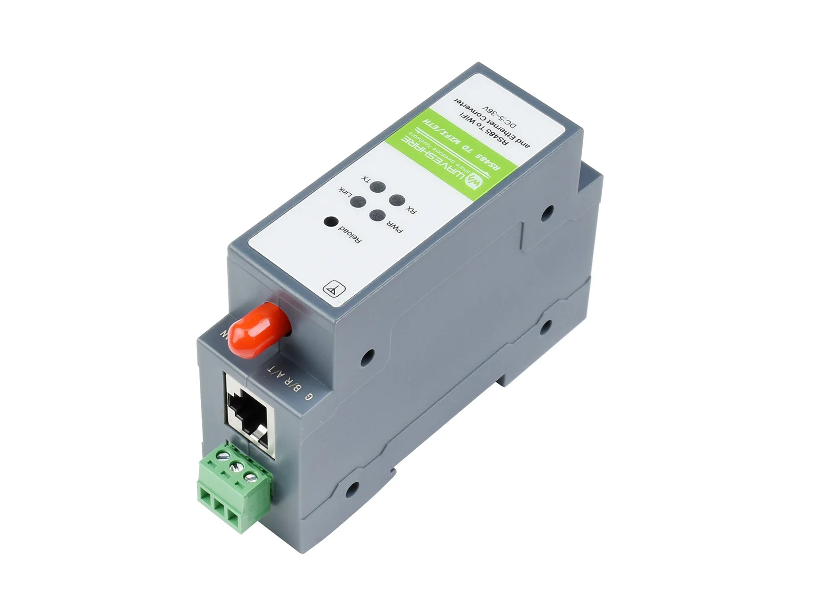 Последовательный сервер с рельсовым креплением, Модуль RS485 для Wi-Fi/Ethernet, Шлюз Modbus MQTT, для приложений, таких как сбор данных, шлюз IoT