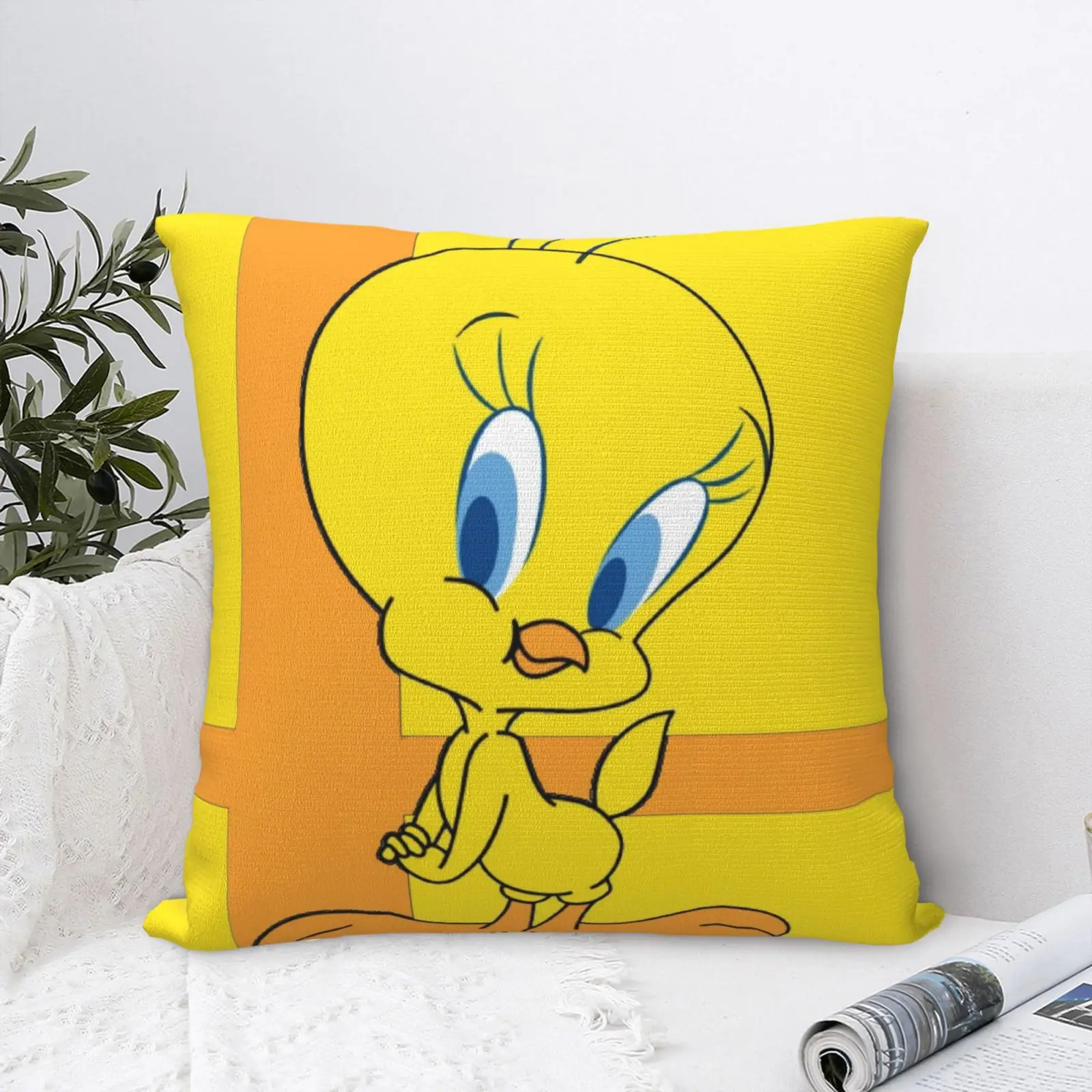 

Декоративная Подушка на молнии, с молнией, с принтом птицы