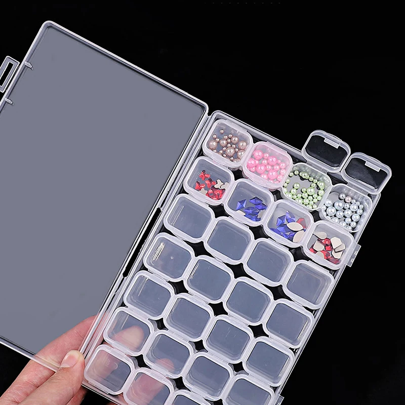 Квадратные органайзеры для украшений 28 ячеек