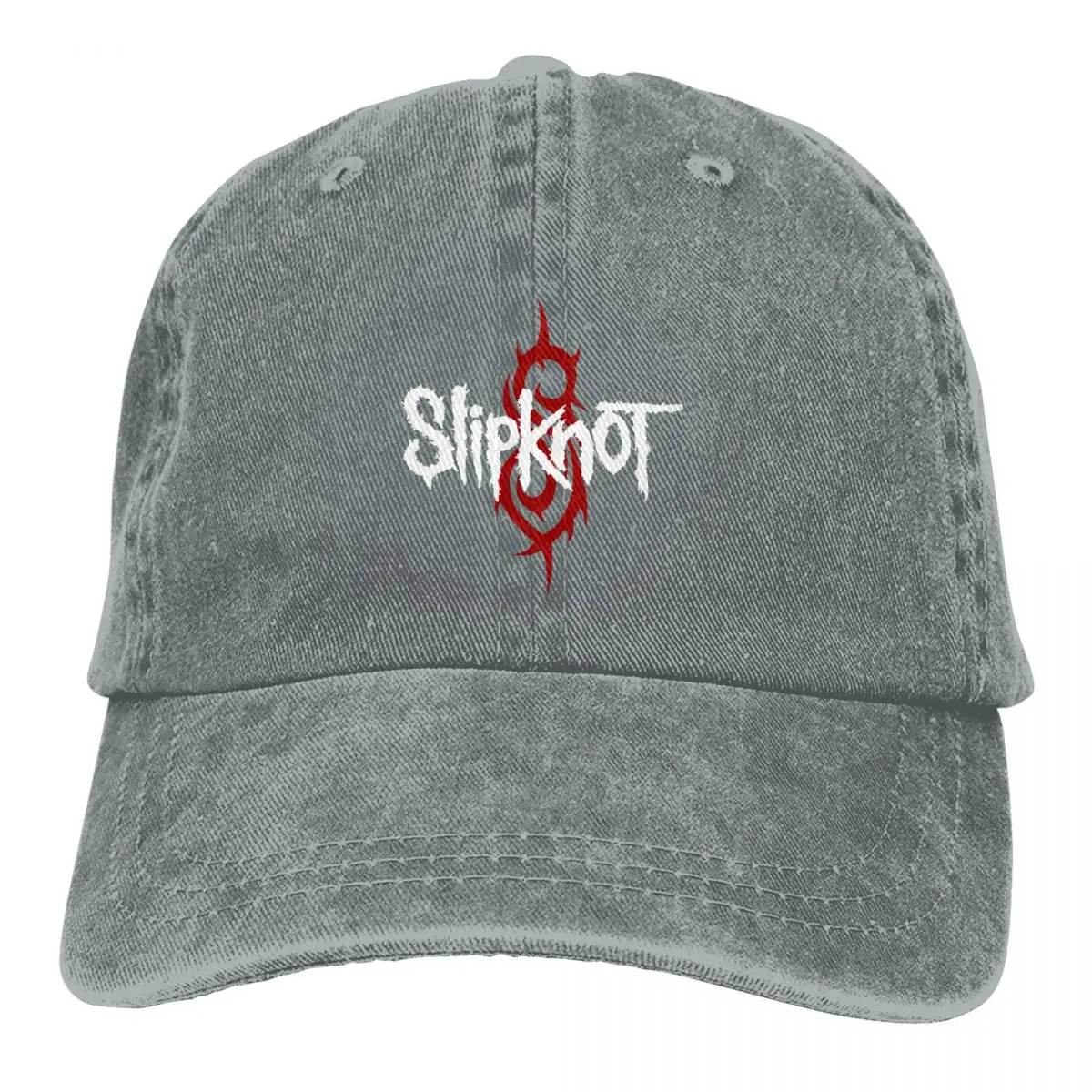 

Fashion Slipknots Band Baseball Cap Men Women Distressed Denim Headwear Outdoor Summer Hats Cap