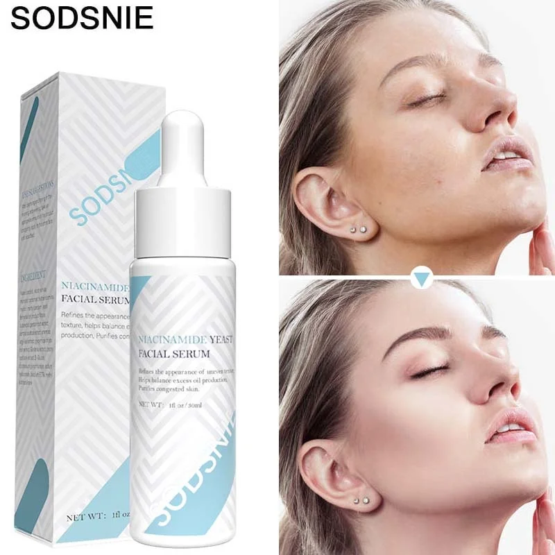 

Niacinamide Whitening Moisturizing Face Serum Shrink Pores Brighten Oil Control Essence Firming Anti-Wrinkle Aging Skin Care