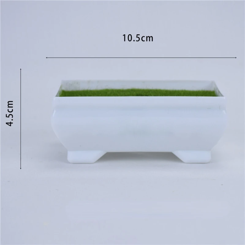 

МерiLover белые круглые и квадратные пластиковые горшки для цветов