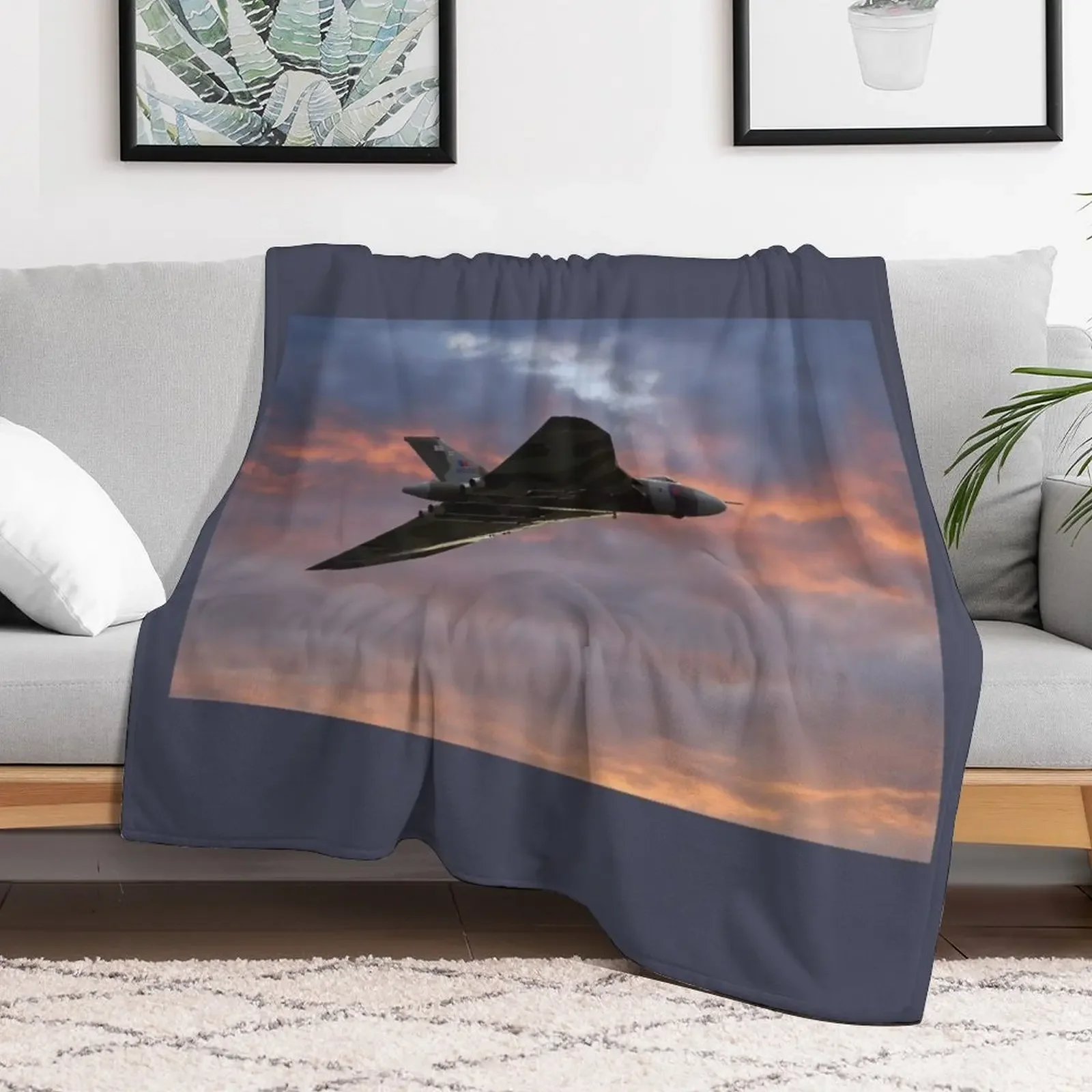 Одеяло Avro Vulcan Bomber XH558 меховые декоративные фланелевые персонализированные