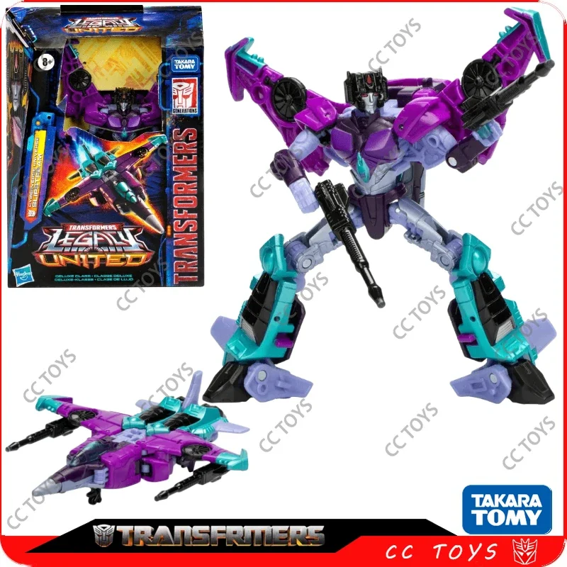 В наличии Трансформеры Игрушки Legacy United Deluxe Class Cybertron Universe Slipstream Фигурки Роботы