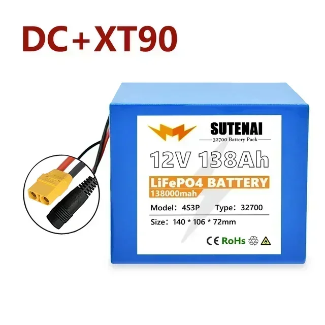 Аккумулятор Lifepo4 4S3P 12 8 В 138000 mAh 4S 40A 100A