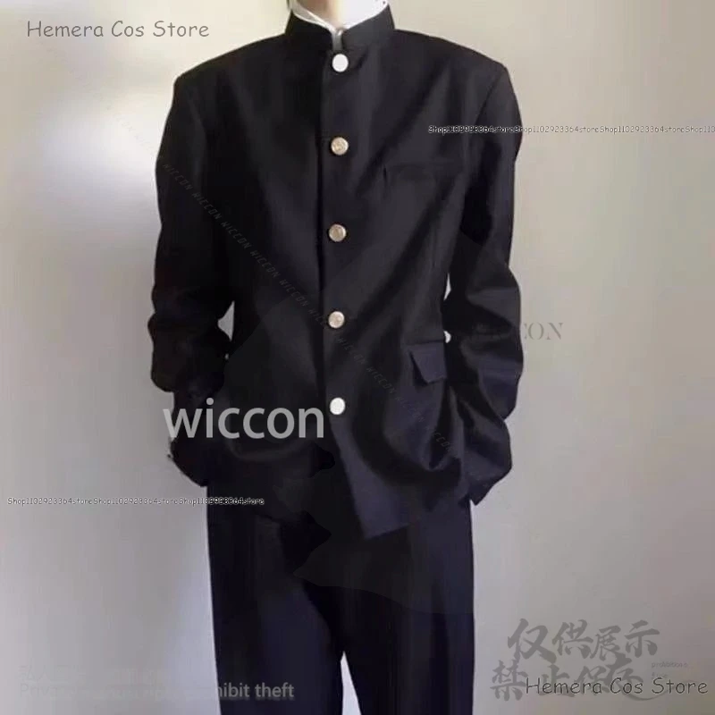 Новый аниме GinpachiSensei Косплей Takasugi Shinsuke Костюм DK Школьная форма Cos Gintamo Парик