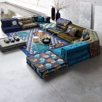 custom color sofa combination villa living room french designer furniture