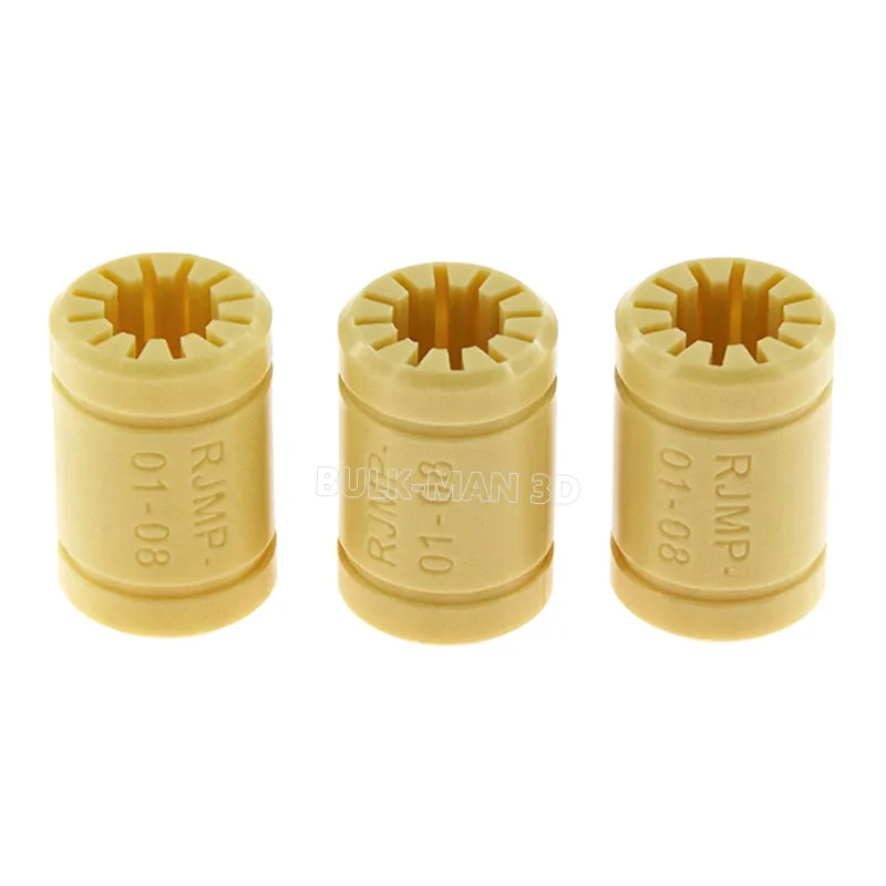 

4 шт./лот RJMP-01 пластиковые линейные подшипники втулка шариковый полимерный подшипник вал 6 мм 8 мм 10 мм 12 мм для деталей 3D-принтера с ЧПУ