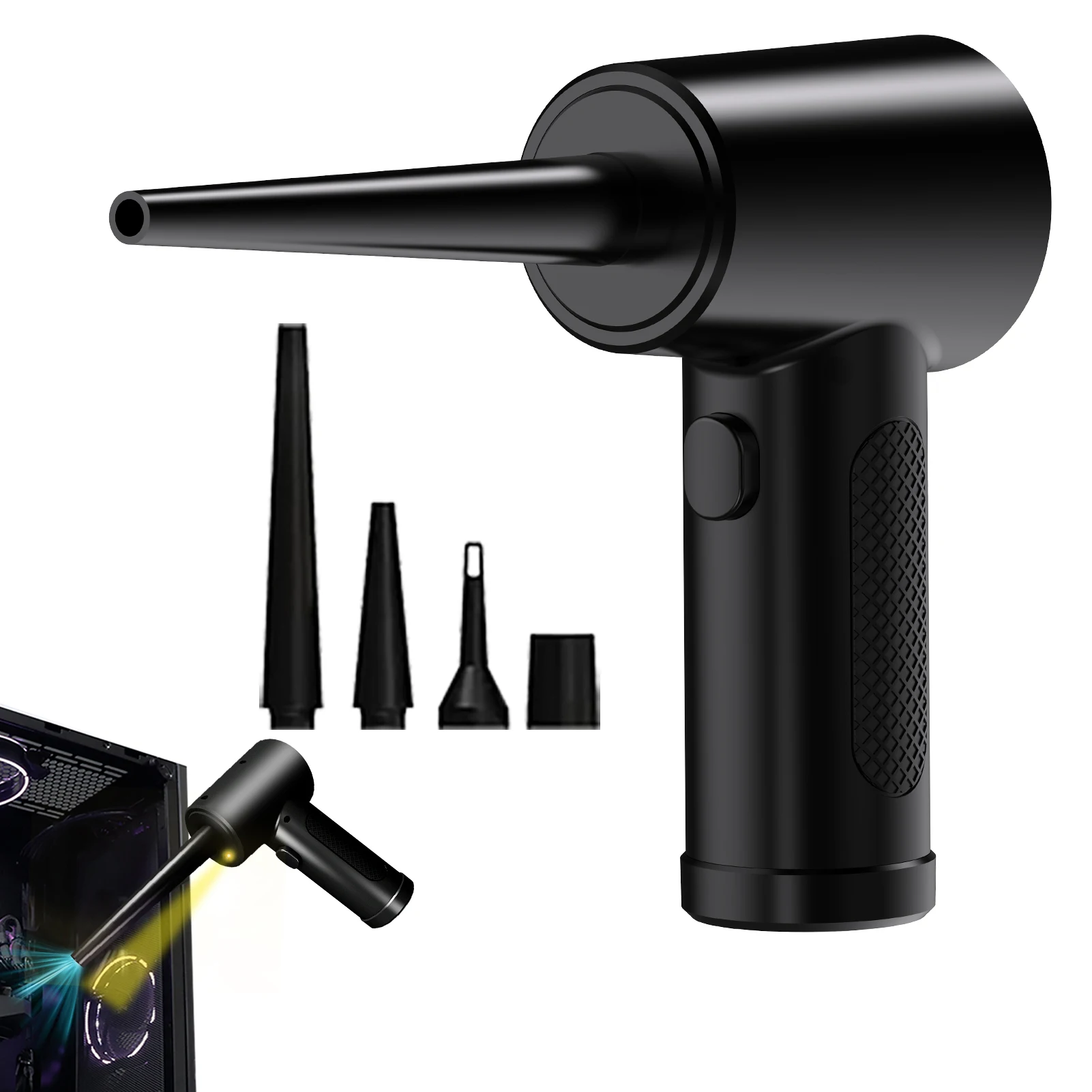 

Cordless Air Duster Electric Air Blower Computer Keyboard Cleaning Rechargeable Handheld Computer Duster Cleaner