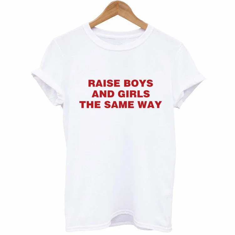 

Summer 2017 popular printed letter boys printed women's T-shirt
