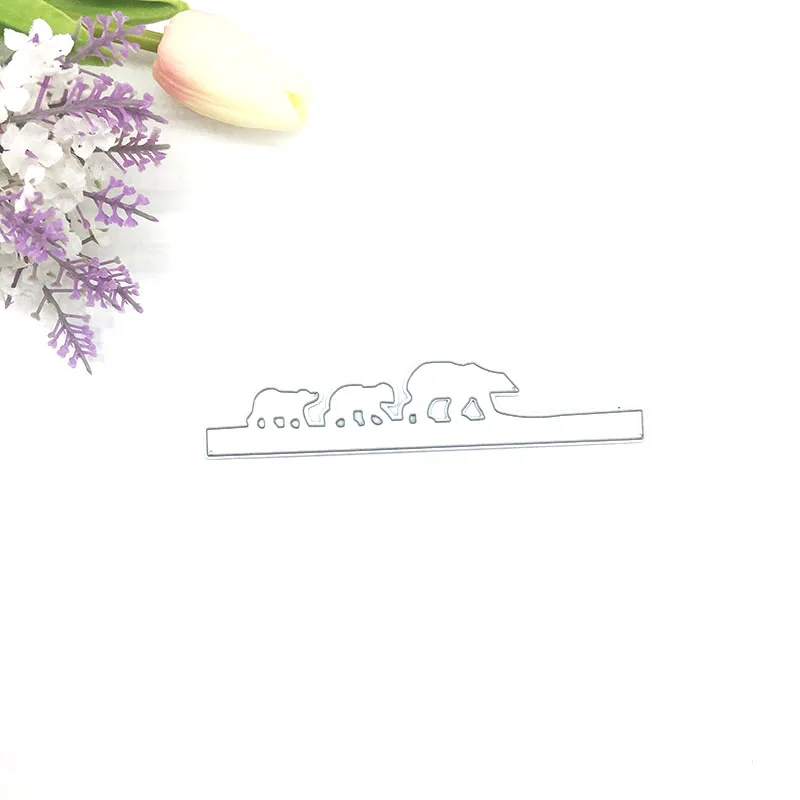 

Julyarts медведь трафареты штампы Скрапбукинг для фотографирования ремесло DIY инструмент новое поступление