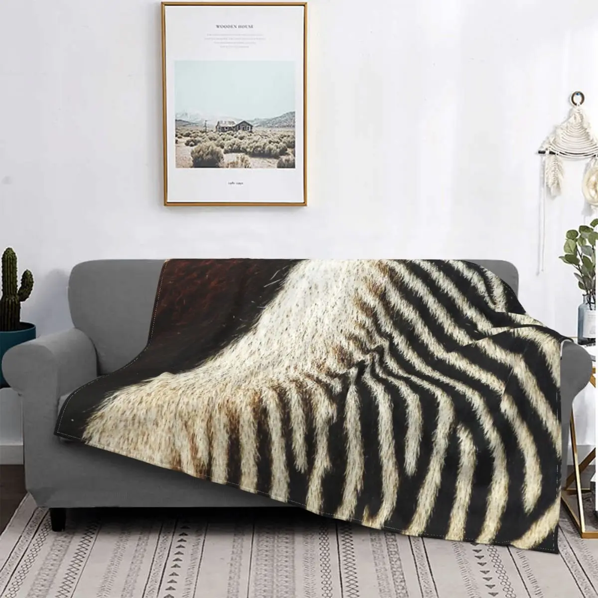 

Кабоуз-Manta de cebra, для cama colcha, alfombra a cuadros, colcha de muselina, mantas para camas