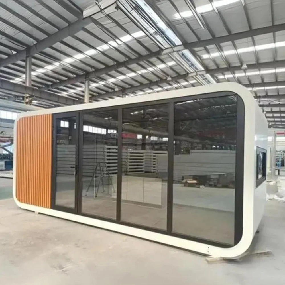 Мобильный дом-контейнер Apple Cabin: стальной, переносной, сборный, миниатюрный, роскошный, для отелей (art.: 3920d91d6418c) - 3920d91d6418c