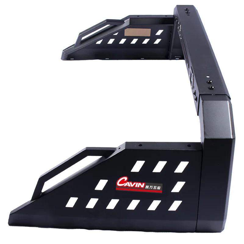 

Supply pickup truck modified parts anti-roll frame black with mesh anti-roll frame cross-border export high-strength gantry