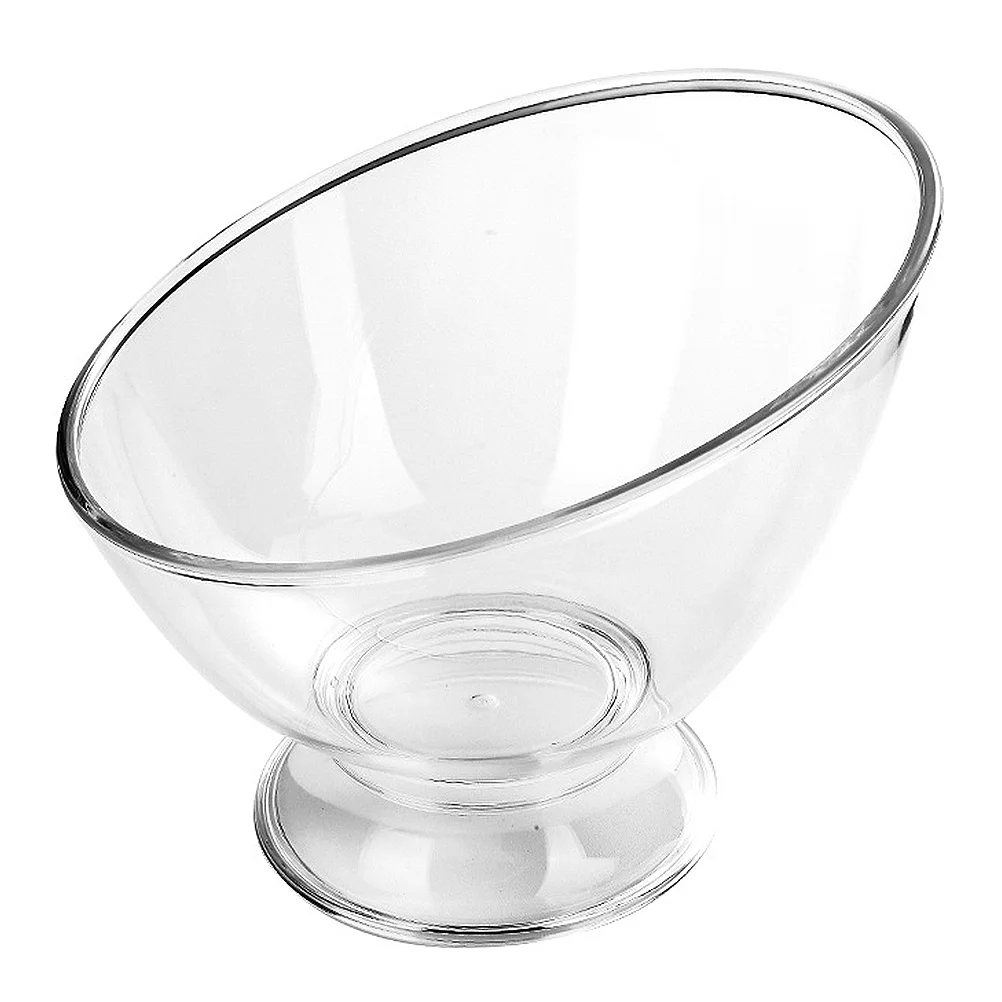 

Diagonal Salad Bowl Delicate Fruit Dessert Supply Mini Ice Cream Multi-function Trifle Dish Household Transparent