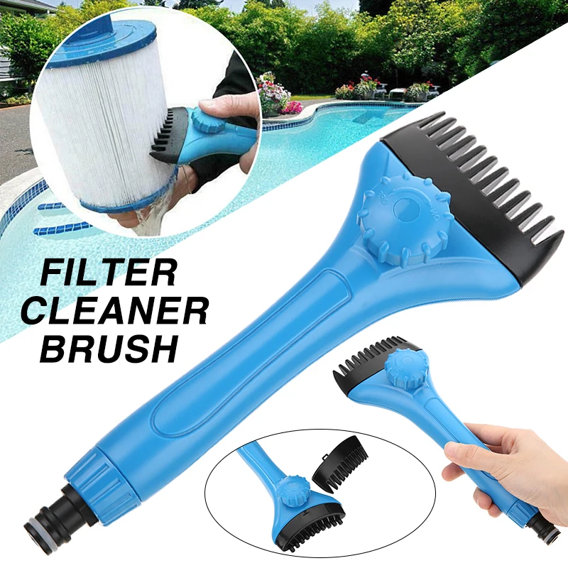 

1Pc Brand New Pool Cartridge Filter Cleaner Water Wand Spa Hot Tub Brush For Swimming Pool Handheld Cleaning Tools