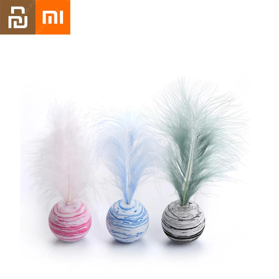 Новинка забавная игрушка для домашних животных Xiaomi Звездный мяч бросающая плюс