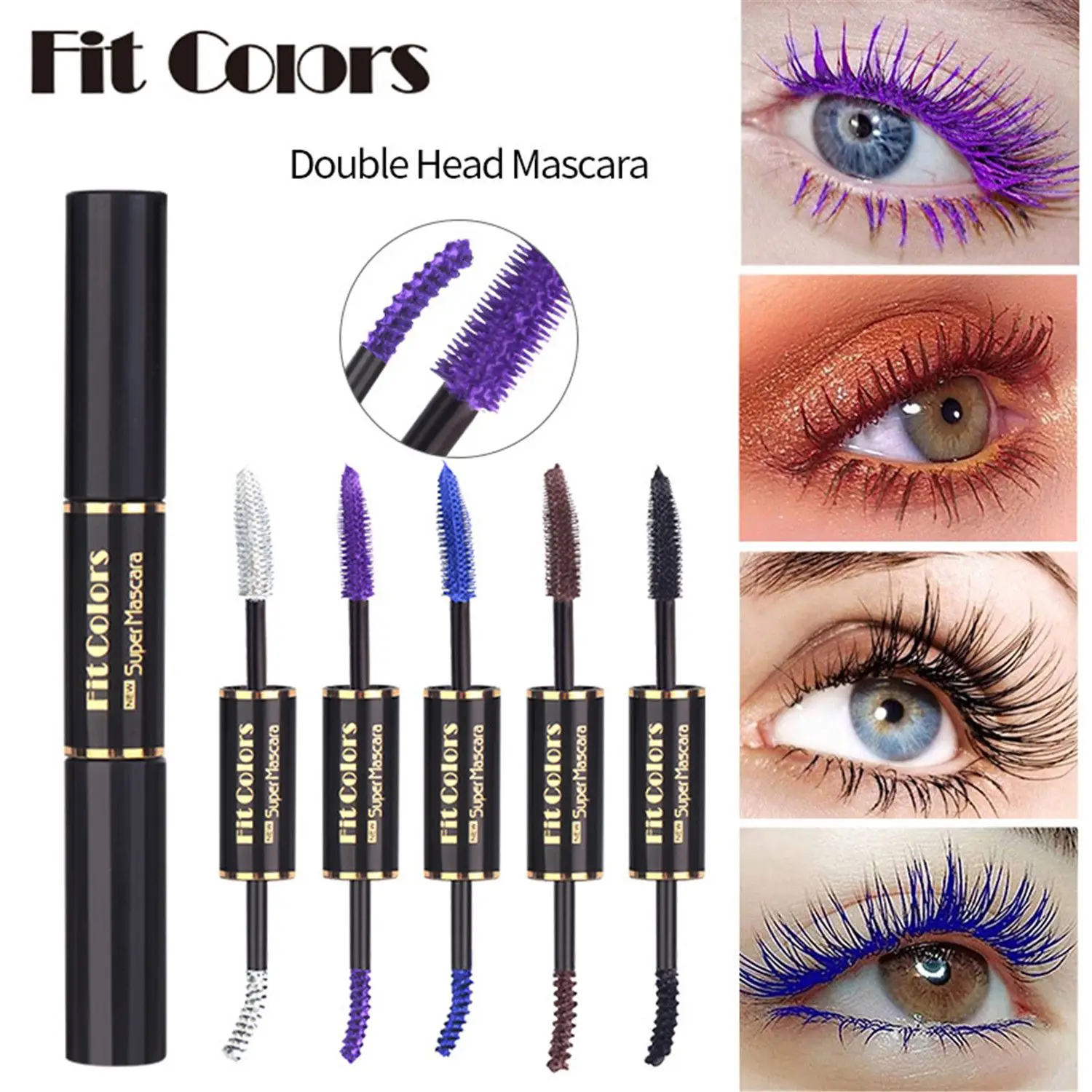 

Extension Curls Waterproof Double Head Mascara Makeup Eye Makeup Eyelashe