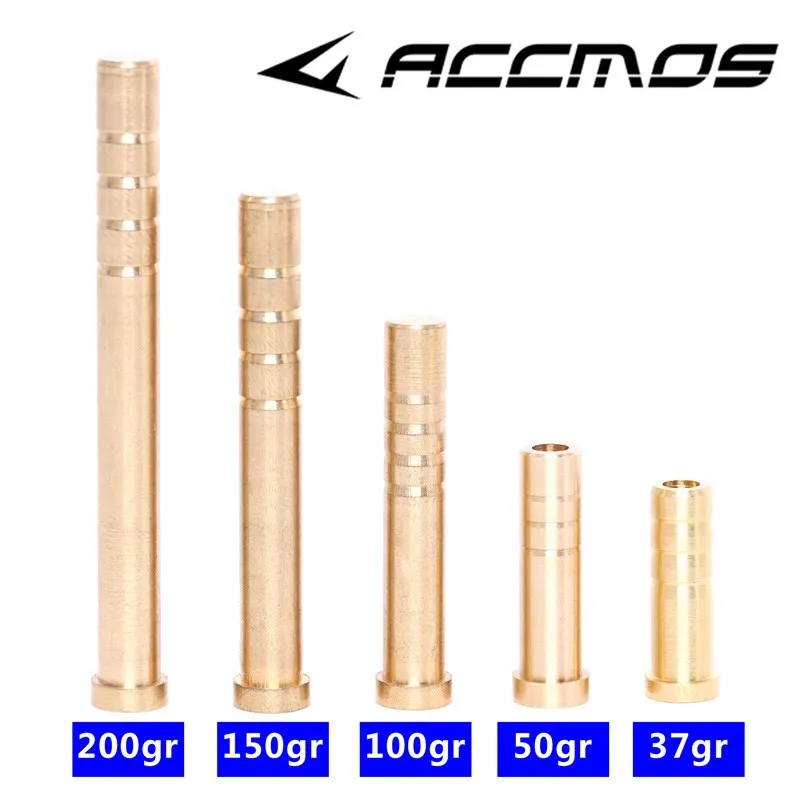 

50 шт., медный держатель для стрельбы из углеродного волокна