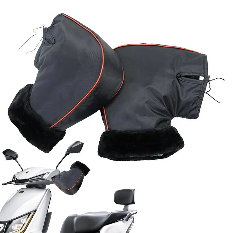 

Мотоциклетные перчатки на руль, ветрозащитные варежки, грелка для рук, водонепроницаемые теплые мотоциклетные ручки, бара, закрывающие руки