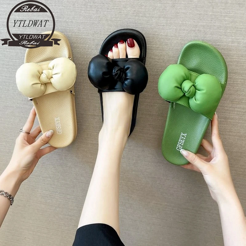 

Women Brand Slippers Summer Outdoor Beach Flowers Open Toe Flat Casual Heel Leisure Sandal Female Slides Sandals 2022
