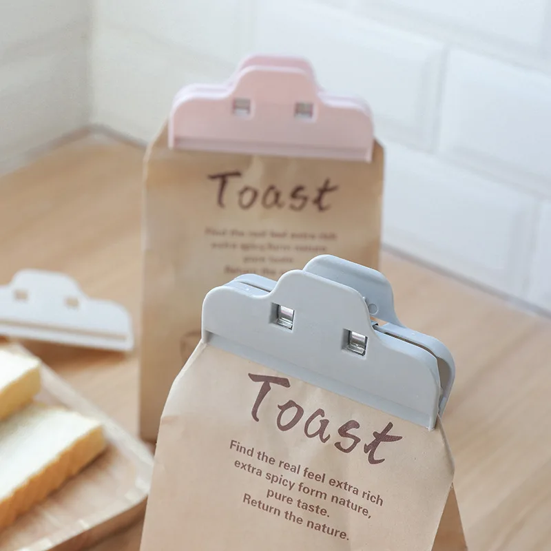

Plastic Food Sealing Bag Clip Fresh Moisture-proof Snack Potato Chips Postcard Sealing Clip Household Kitchen Gadgets Items
