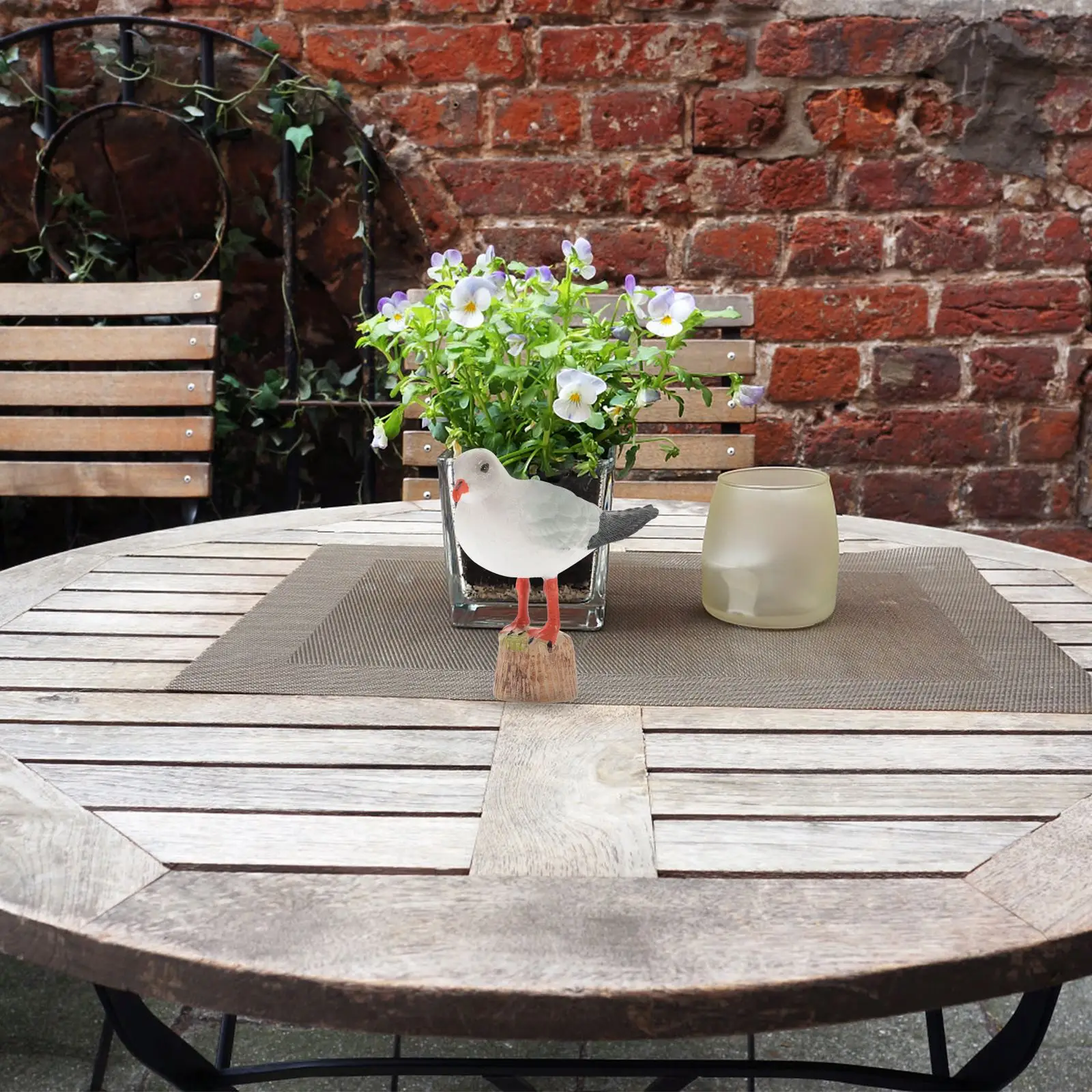 Статуя морской чайки миниатюрная фигурка для дома автомобиля торта миниатюрный