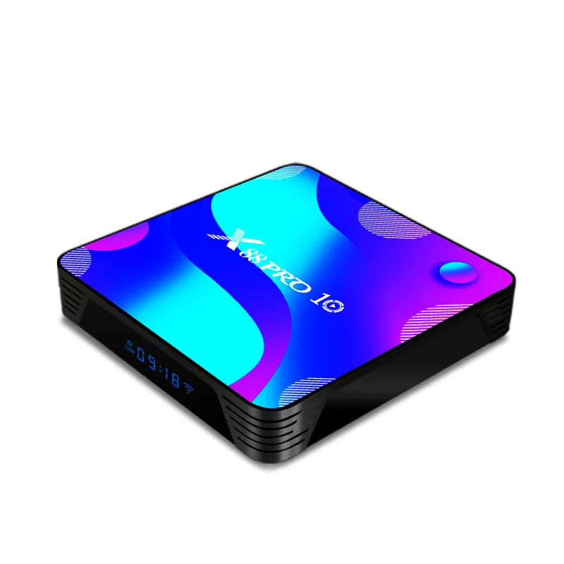 

X88 PRO 10 Android 10.0 Tv Box Rockchip 3318 16gb 32gb 64gb Dual Band Wifi Mali Player