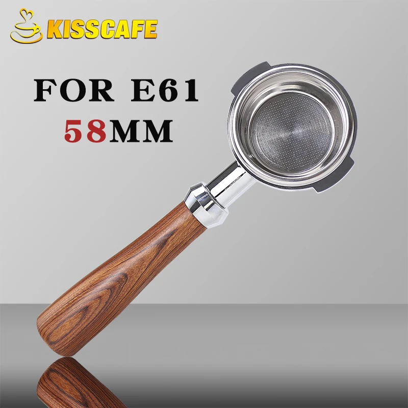 Деревянный бездонный портафильтр 58 мм ALIKISSCAFE для EXPOBAR E61 ...