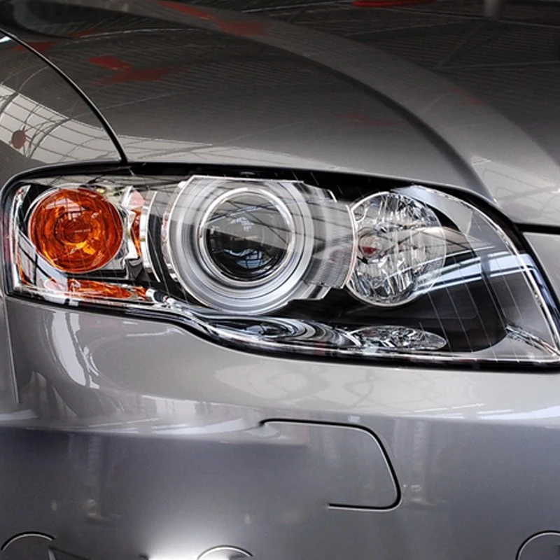 Прозрачный капот для автомобильных фар Rhyming подходит Audi A4 B7 2005-2008