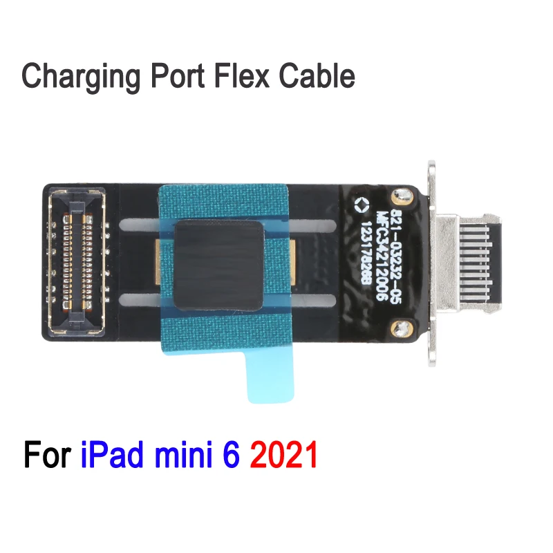 Фото Гибкий кабель зарядного порта для iPad mini 6 (го поколения 2021) A2567 A2568 A2569, запасная часть для ремонта порта зарядной док-станции №1