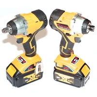 cordless trechargeable brushless impact wrench screwdriver electric power tool compatible for dewalt 18v 20v lithium battery