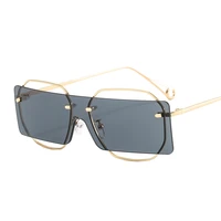 2022 new round alloy metal frame brand designer luxury sun glasses fashion sunglasses women men rectangle color lens uv400