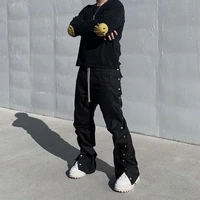 ro 2020ss new rick black double breasted men owens high quality mens pants streetwear mens clothing sweatpants