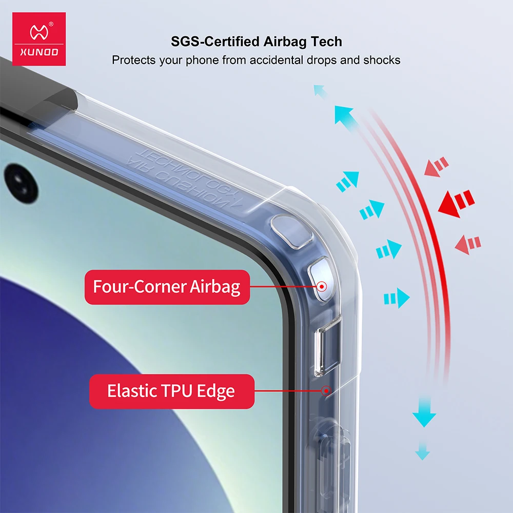 Фото Магнитный чехол Xundd для Samsung Galaxy Z Flip 7/8 с вращением на 360°, противоударный, из ТПУ, с подставкой и защитой объектива №5