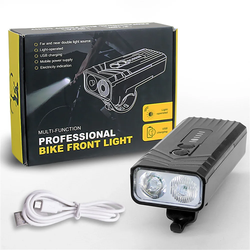 

7 modes bicycle headlight 2400mAh MTB Mountain cycling light USB rechargeable cycling Front light bicycle Headlamp accessories