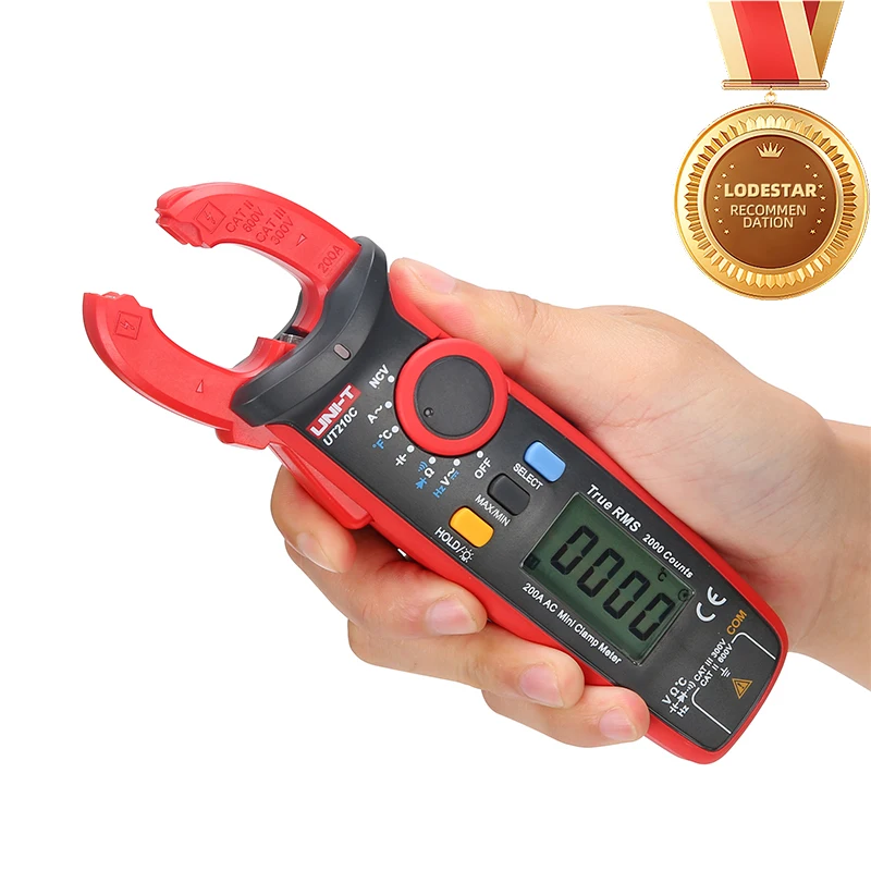 

Цифровой зажим виртуальной реальности UT210A/B/C/D/E AC/DC, автоматический диапазон напряжения, конденсатор VFC, Бесконтактный мультиметр