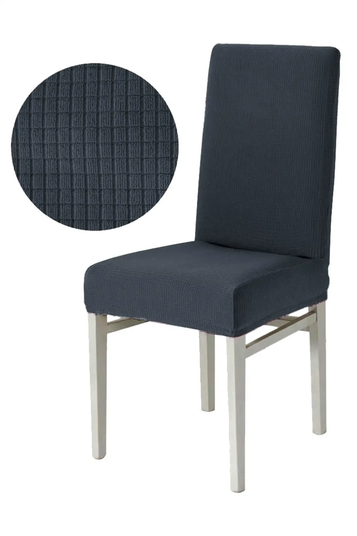 

Chair Case Washable Lycra Flexible Tire Cover Cotton-Polyester Grey Cover Salon Textile Home & Furniture