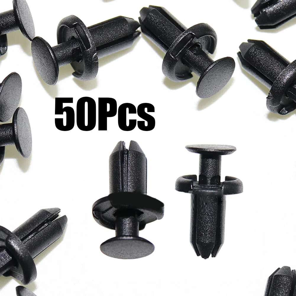 

New Push-Type Hole 10mm Bumper Clip Retainer Fasteners Durable Lightweight Nylon Replacement Reliable-installation