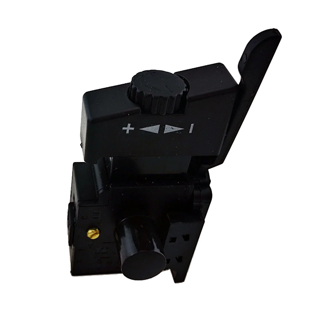 

Lock On Power Tool Electric Drill Speed Control Trigger 10A Button Switch Electric Drill Speed Control Trigger