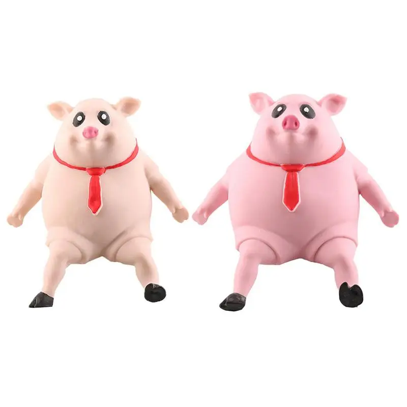 

Funny Pig Stress Relief Squeeze Toy Slow Rebound TPR Piggy Doll Creative Stress Relief Toys Kids Interesting Gifts For Children