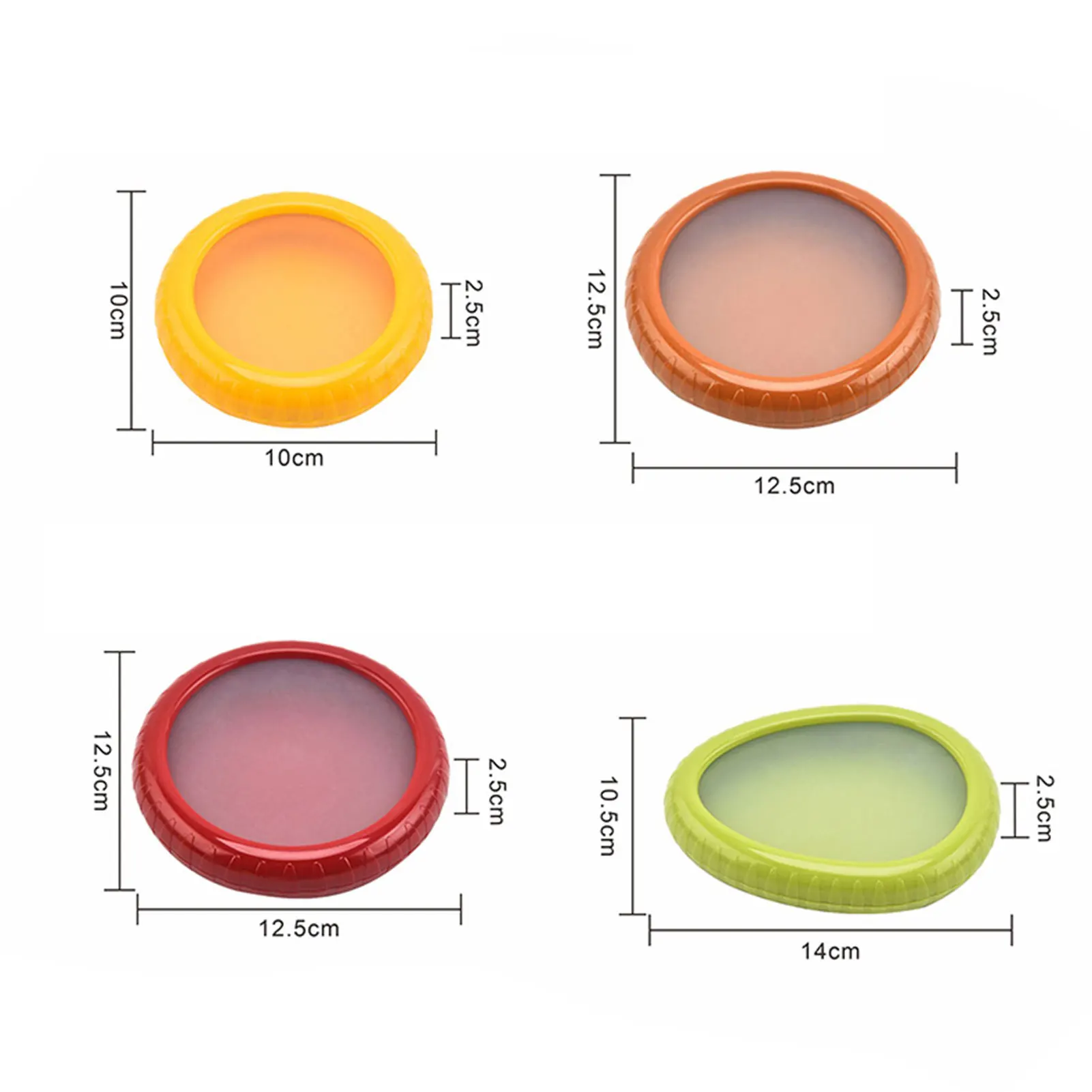 Прозрачная многоразовая герметичная коробка для хранения продуктов овощей и