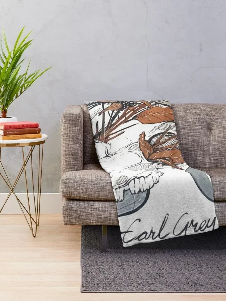 MorbidiTea - Earl Grey с ОЗУ плед черепом Furrys подвижные мягкие кровати одеяла